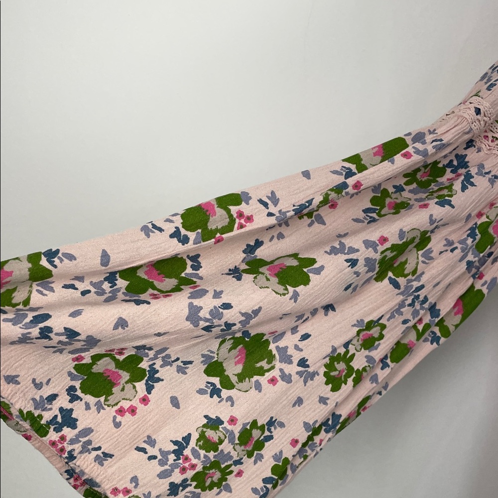 Matilda Janes Like A Lady Long Flare Sleeve Peasant Floral Pink Women 2XL Tunic - Picture 5 of 9